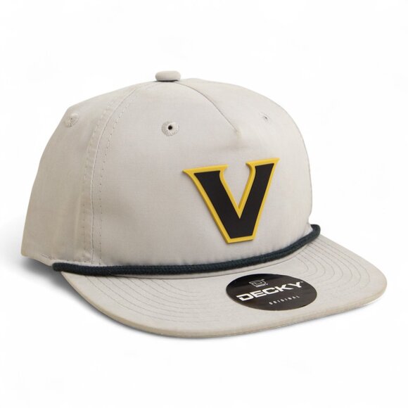 Vanderbilt Commodores Black 3D Classic Rope Hat- Grey/ Charcoal - Picture 1 of 3